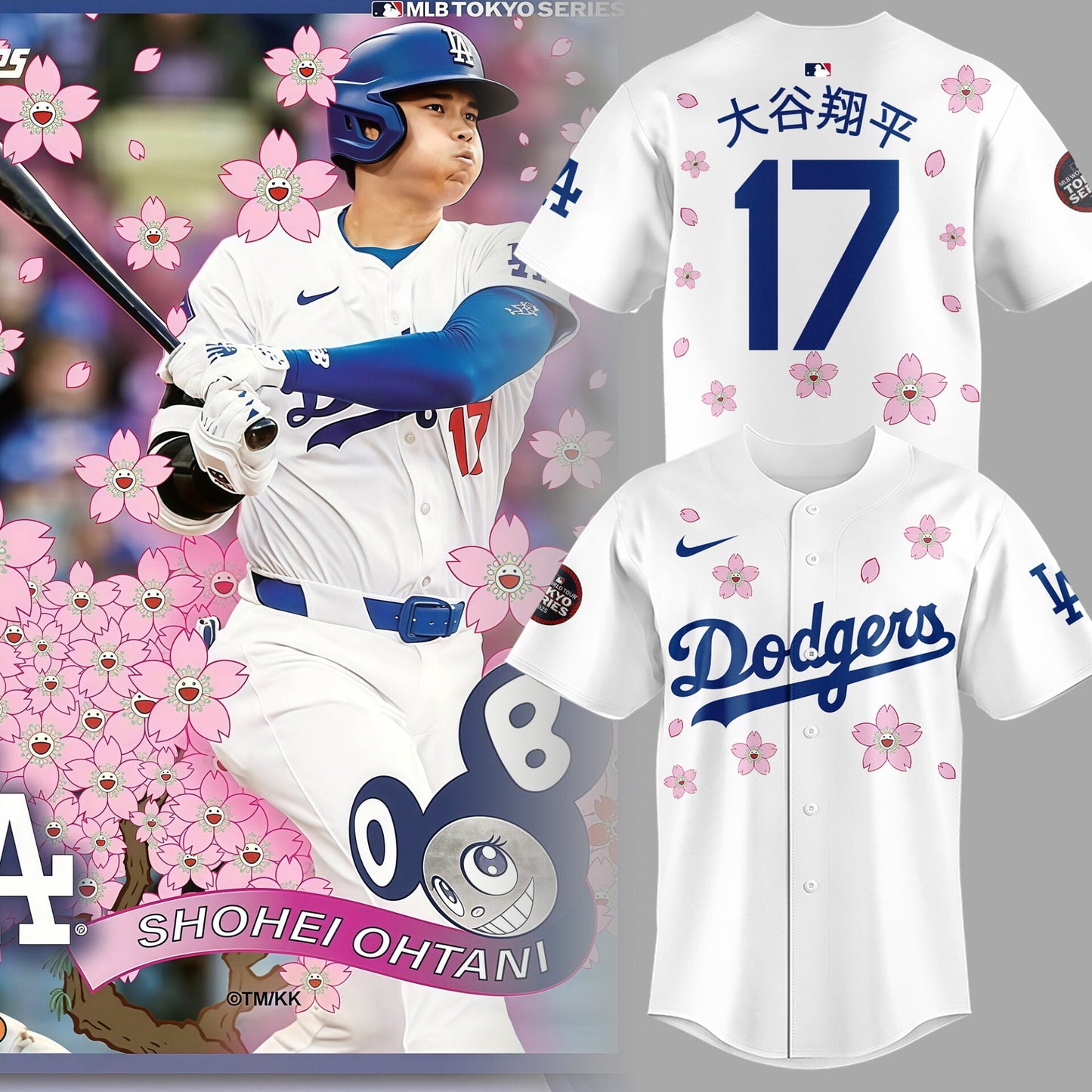 .Los Angeles Dodgers OHTANI JERSEY TOKYO 2025