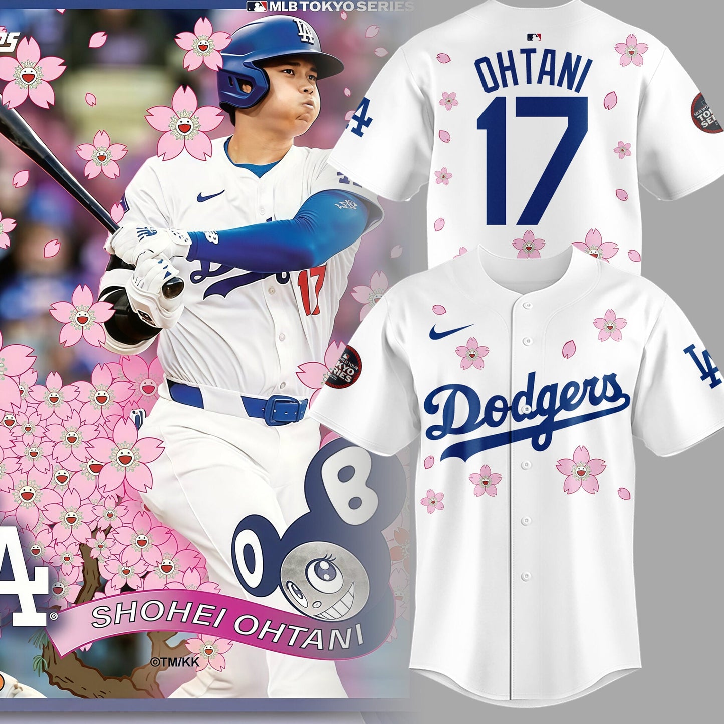 Los Angeles Dodgers OHTANI JERSEY TOKYO 2025