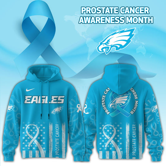 Philadelphia Eagles x Prostate Cancer Awareness Hoodie Edition