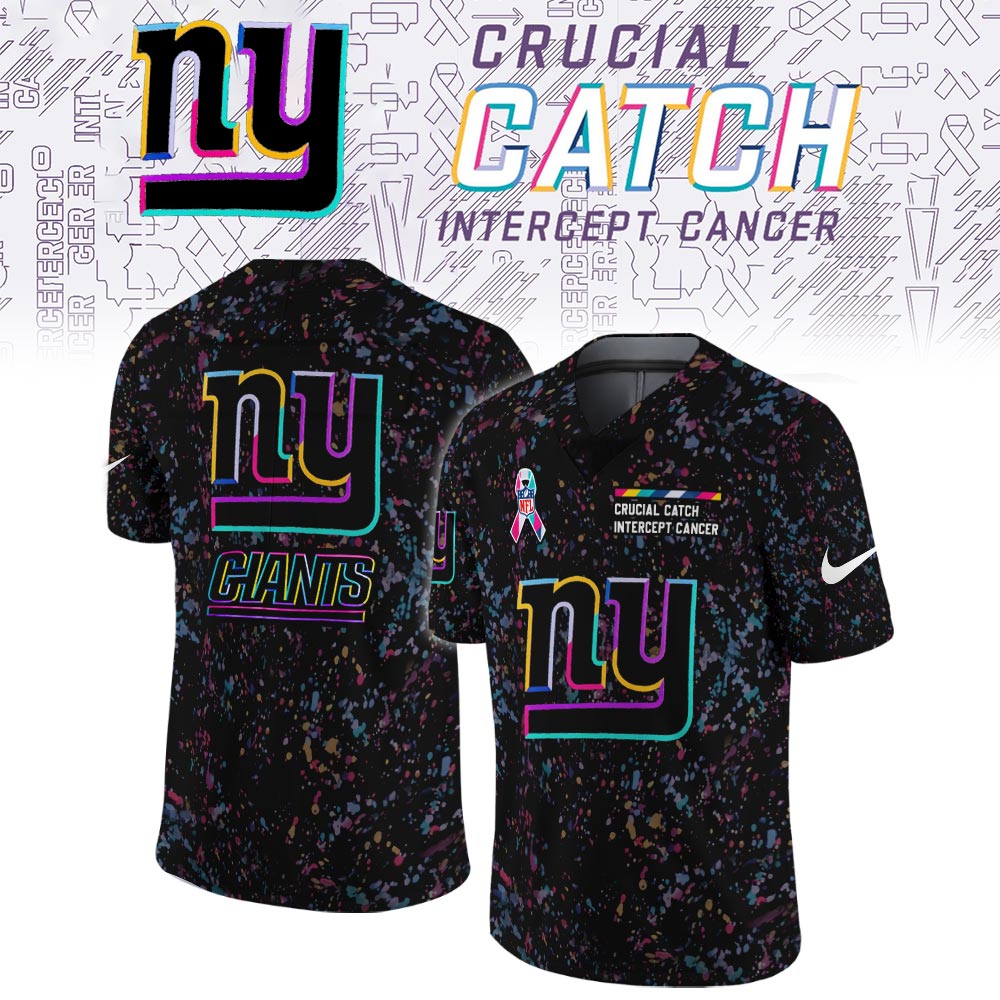 New York Giants Crucial Catch Limited Football Jersey