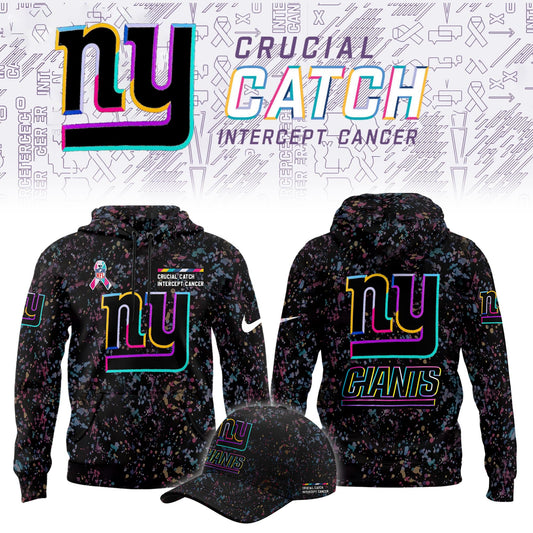 New York Giants Crucial Catch Limited Hoodie