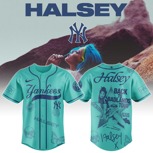 NY Yankees x Halsey “Back to Badlands Tour” Jersey Editions Limited +Selling Out Fast (Copy)