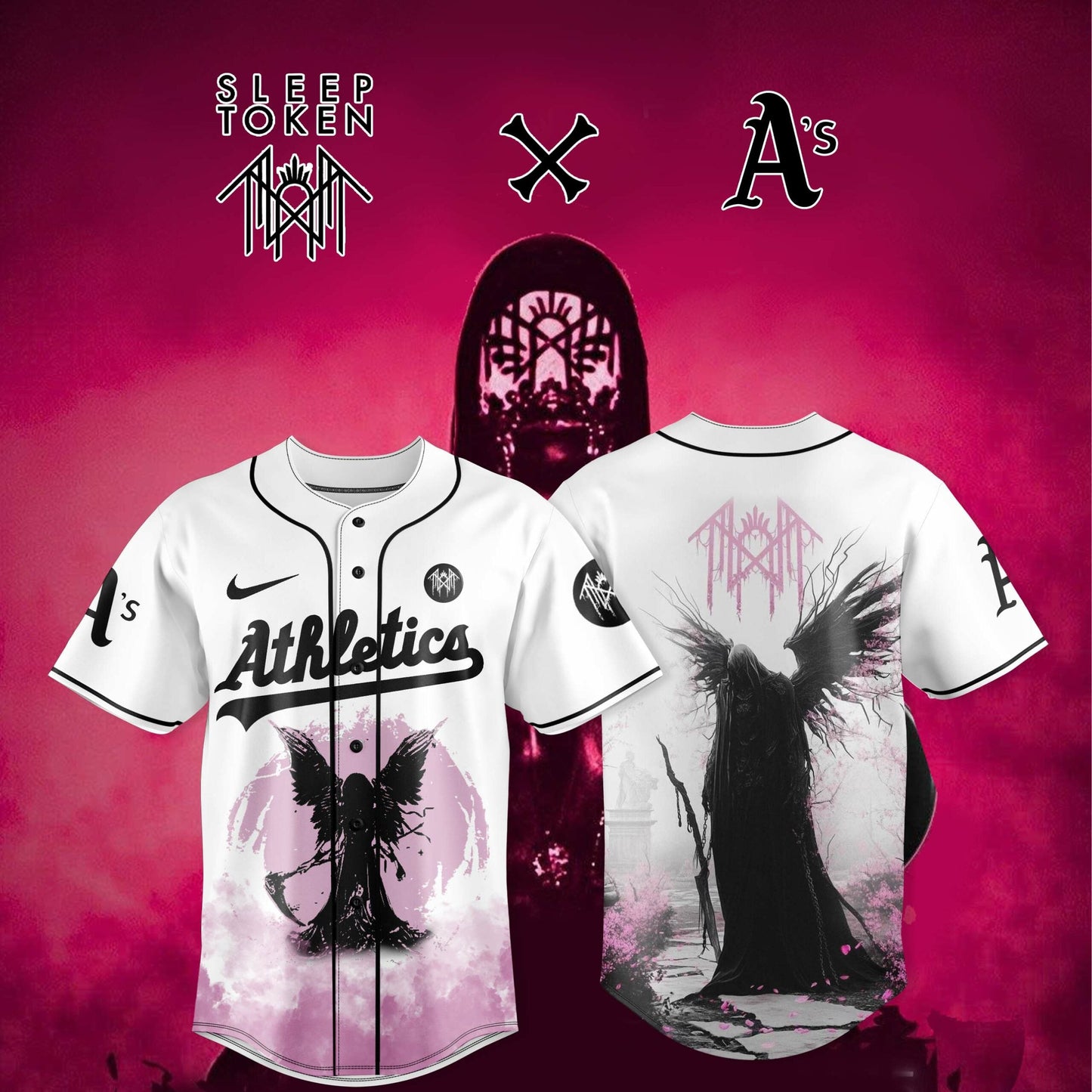 Oakland Athletics X Sleep Token: Even in Arcadia Tour Merch