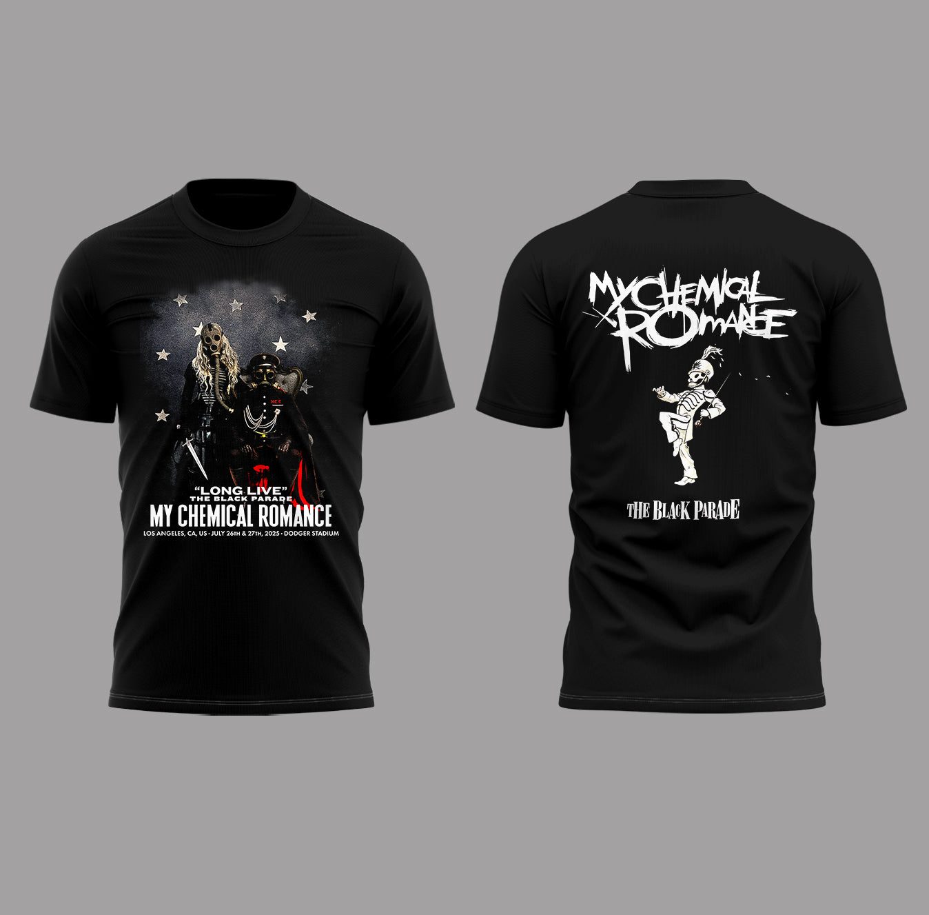 Limited Edition “Long Live: The Black Parade Tour 2025 x LA” Tshirt