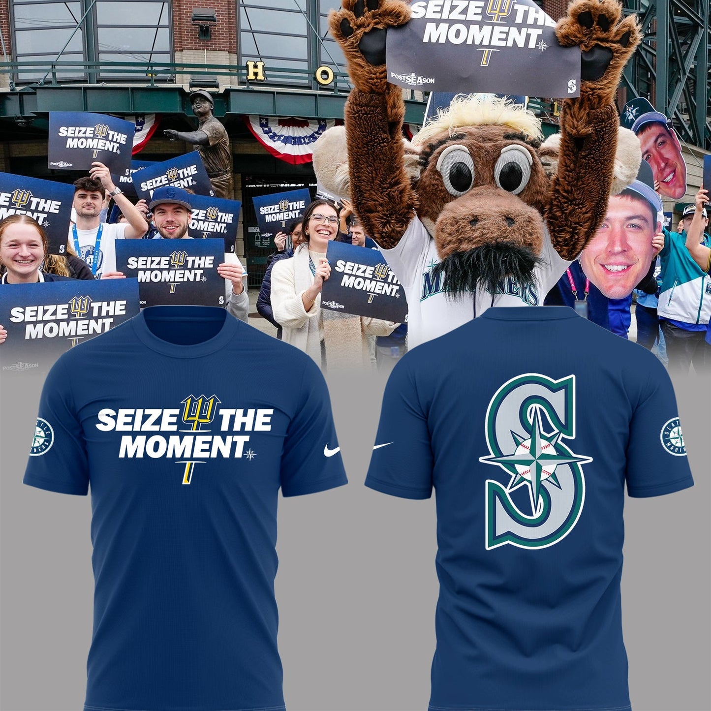 Limited Edition Mariners Seize The Moment TShirt