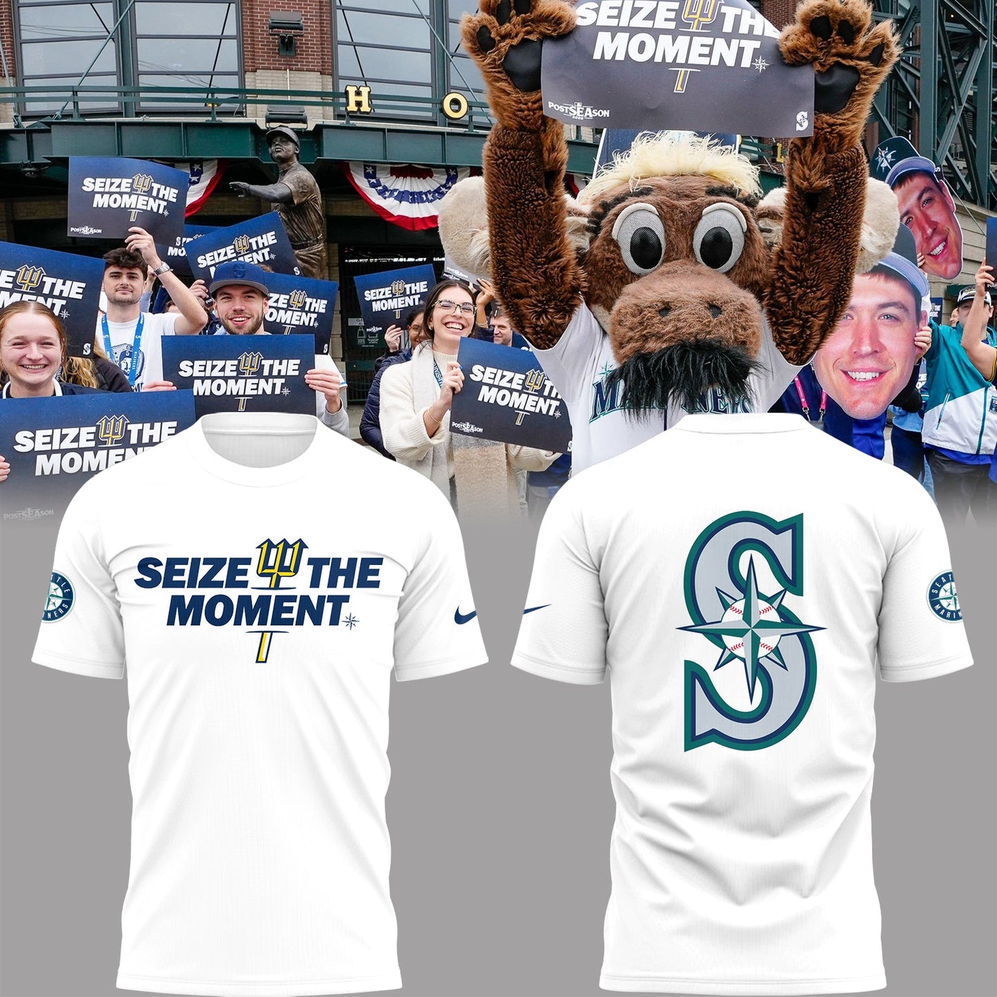 Limited Edition Mariners SeizeTheMoment TShirt