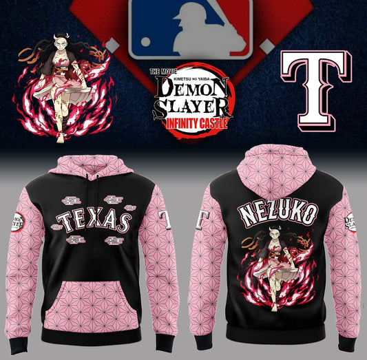 Texas Rangers Limited Edition Nezuko Hoodie