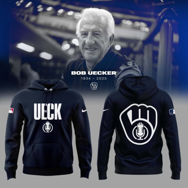 Limited Edition Brewers Baseball Honoring Mr. Baseball Bob Uecker Hoodie