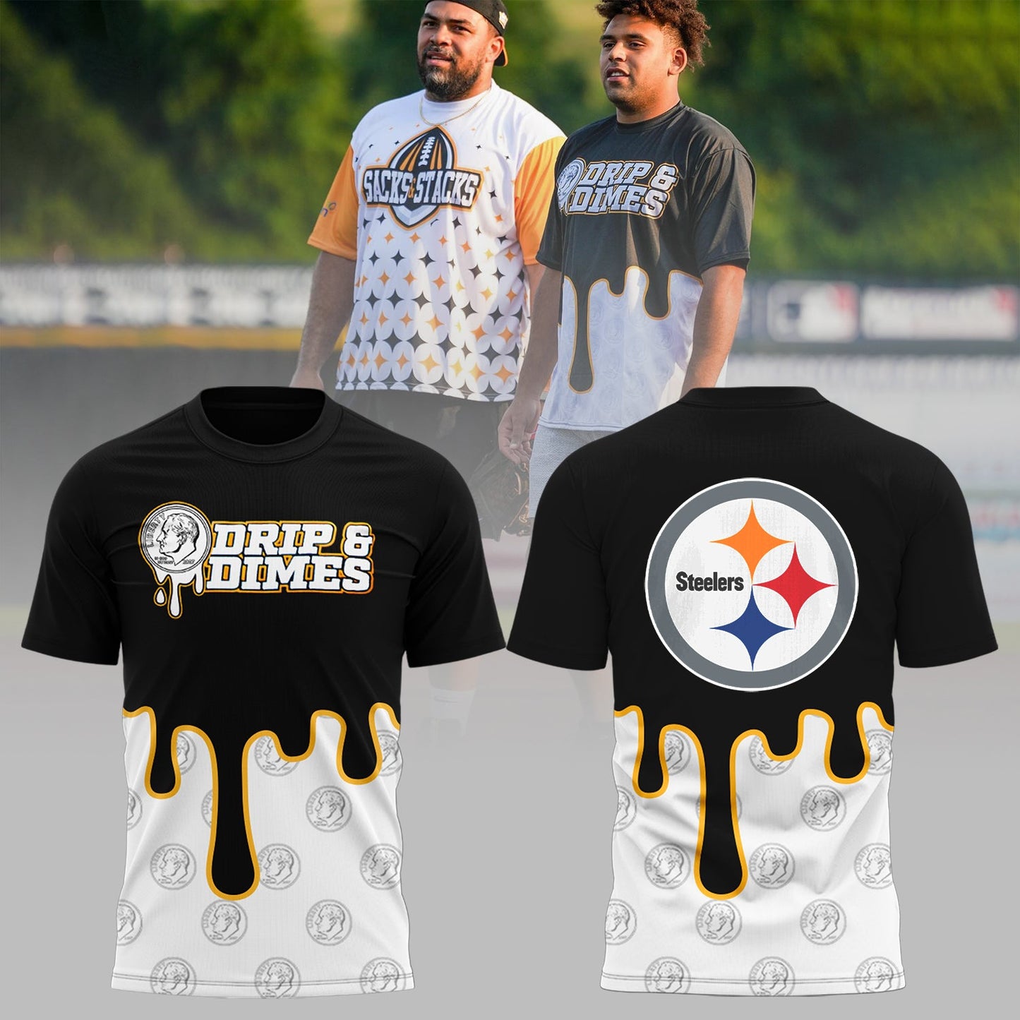 Pittsburgh Steelers 2024 Drip&amp;Dimes Limited T-Shirt-PU07182404
