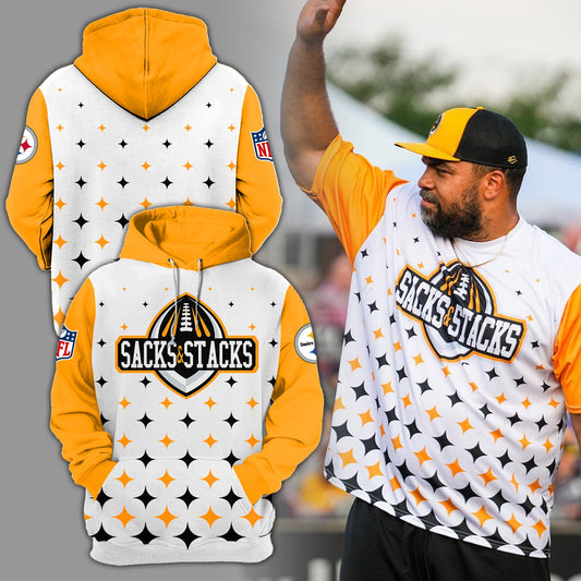 Pittsburgh Steelers 2024 Sack&amp;Stack Limited Hoodie-PU07182406