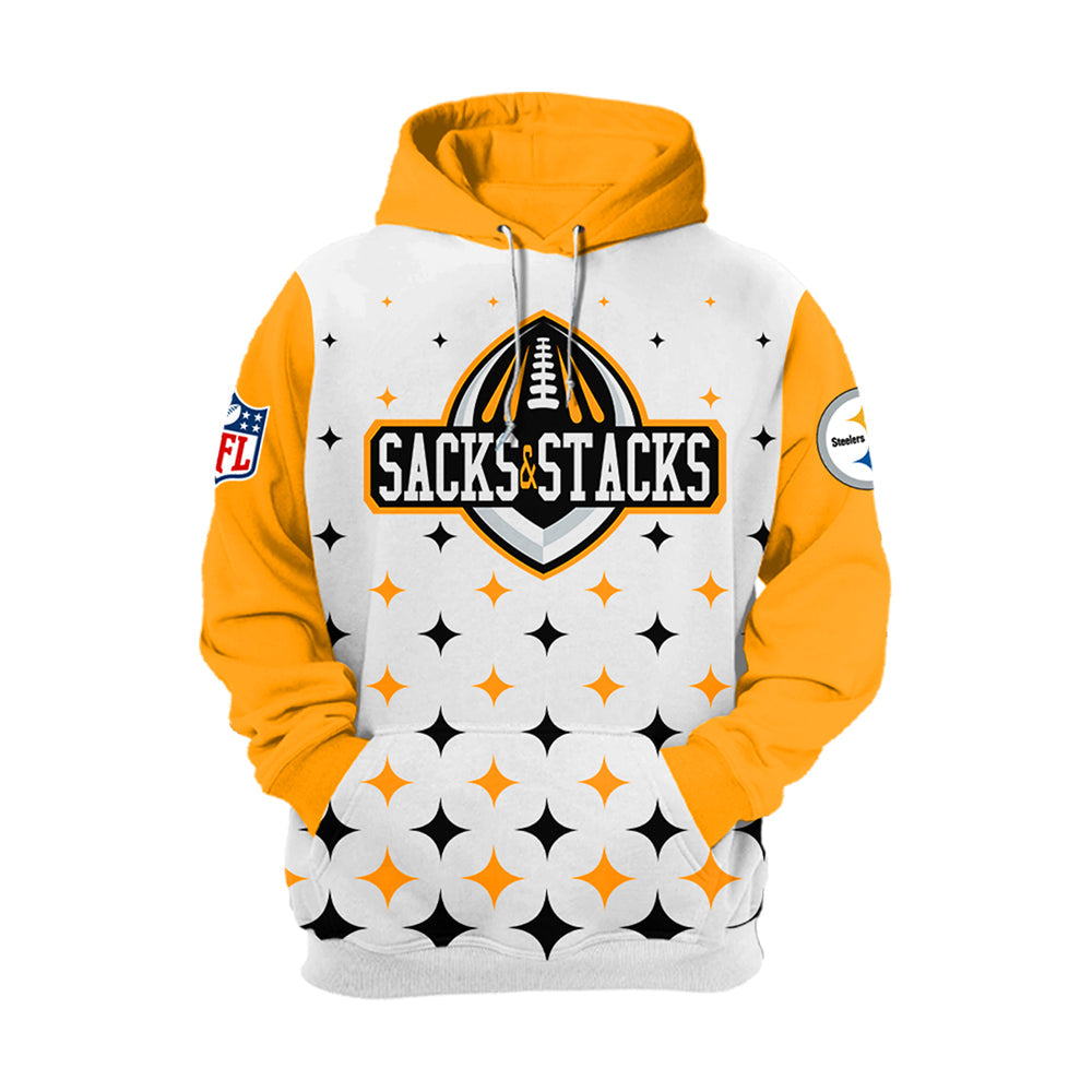 Pittsburgh Steelers 2024 Sack&amp;Stack Limited Hoodie-PU07182406