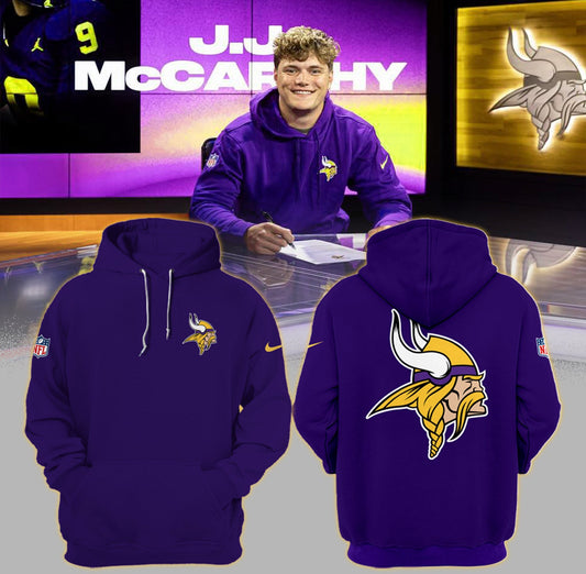 Minnesota Vikings 2024 J.J McCarthy Limited Hoodie-PU072424304
