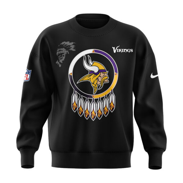 Vikings 2024 Native American Heritage Month Premium Limited Sweater-PU1117241012