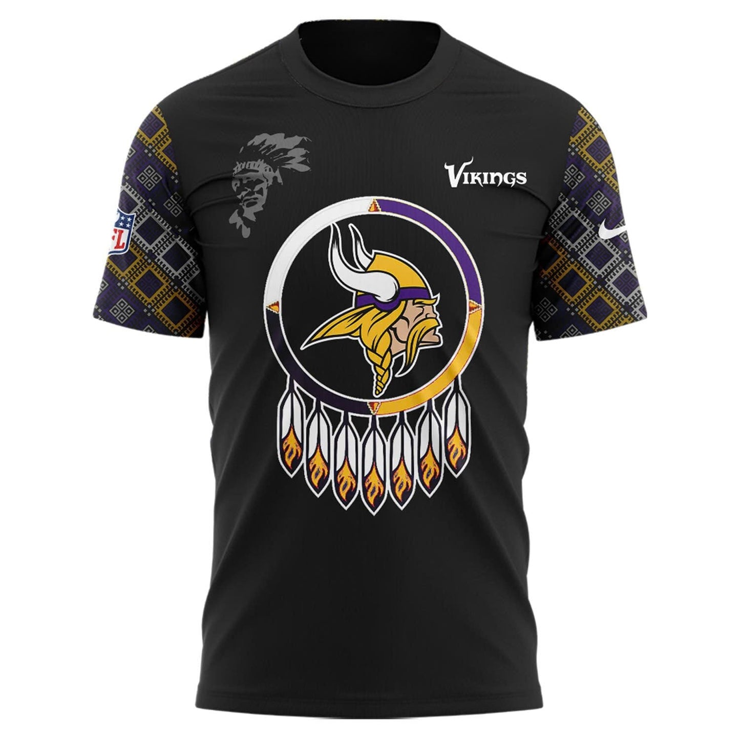 Vikings 2024 Native American Heritage Month Premium Limited Shirt-PU1117241013