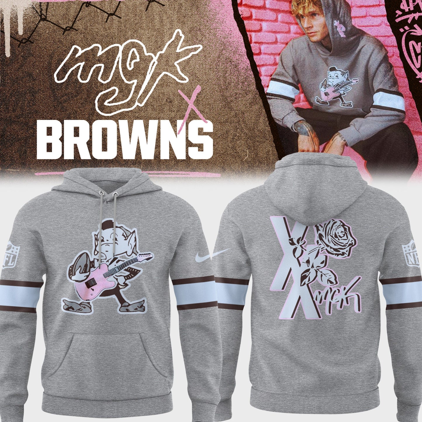 Cleveland Browns x MGK Limited Editions Hoodie