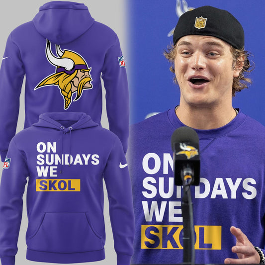 Limited Edition Vikings FB “On Sundays We SKOL” Hoodie