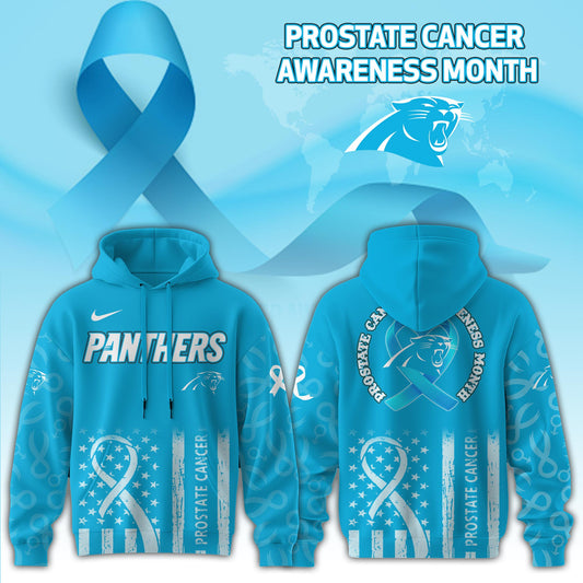 Carolina Panthers x Prostate Cancer Awareness Hoodie Edition