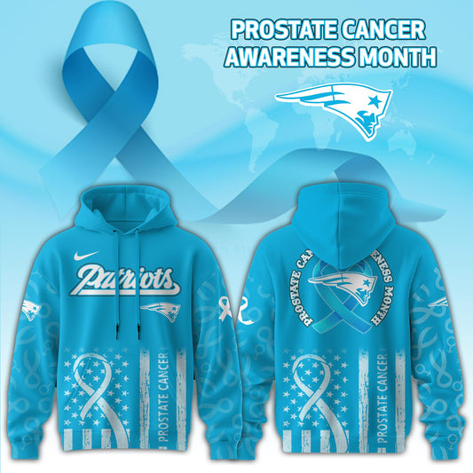 New England Patriots x Prostate Cancer Awareness Hoodie Edition
