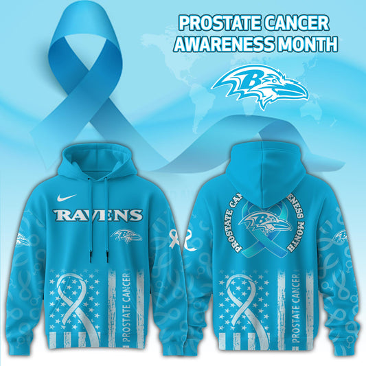Baltimore Ravens x Prostate Cancer Awareness Hoodie Edition