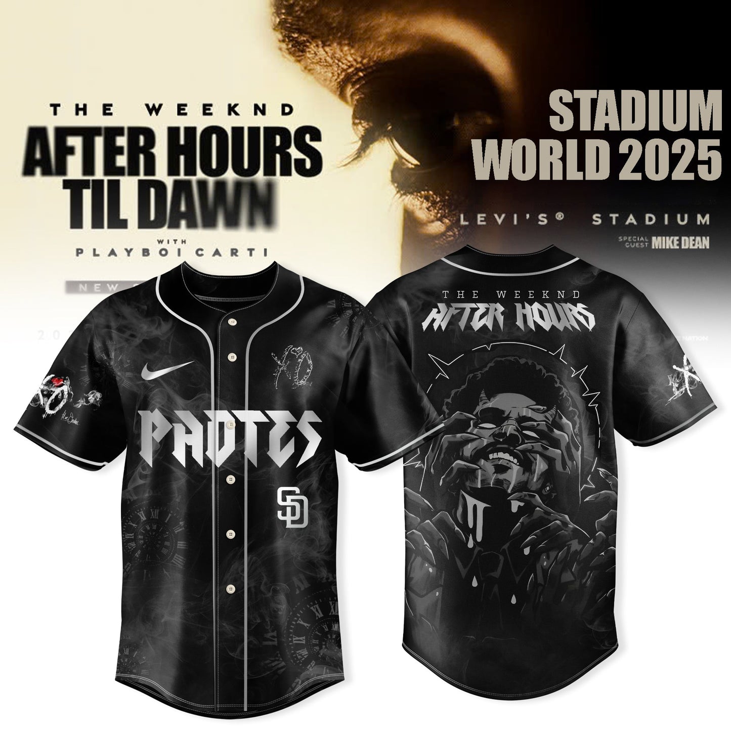 San Diego Padres x After Hours Til Dawn 2025 – The Weeknd