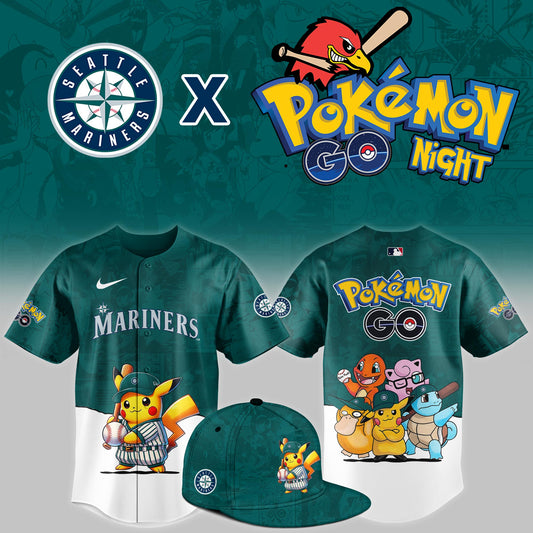 Seattle Mariners 2025 Pokémon GO Night Limited Jersey
