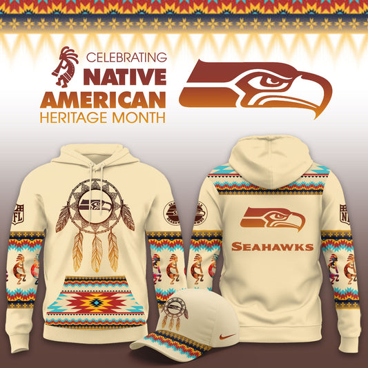 Seattle Seahawks Native American Heritage Limited Hoodie