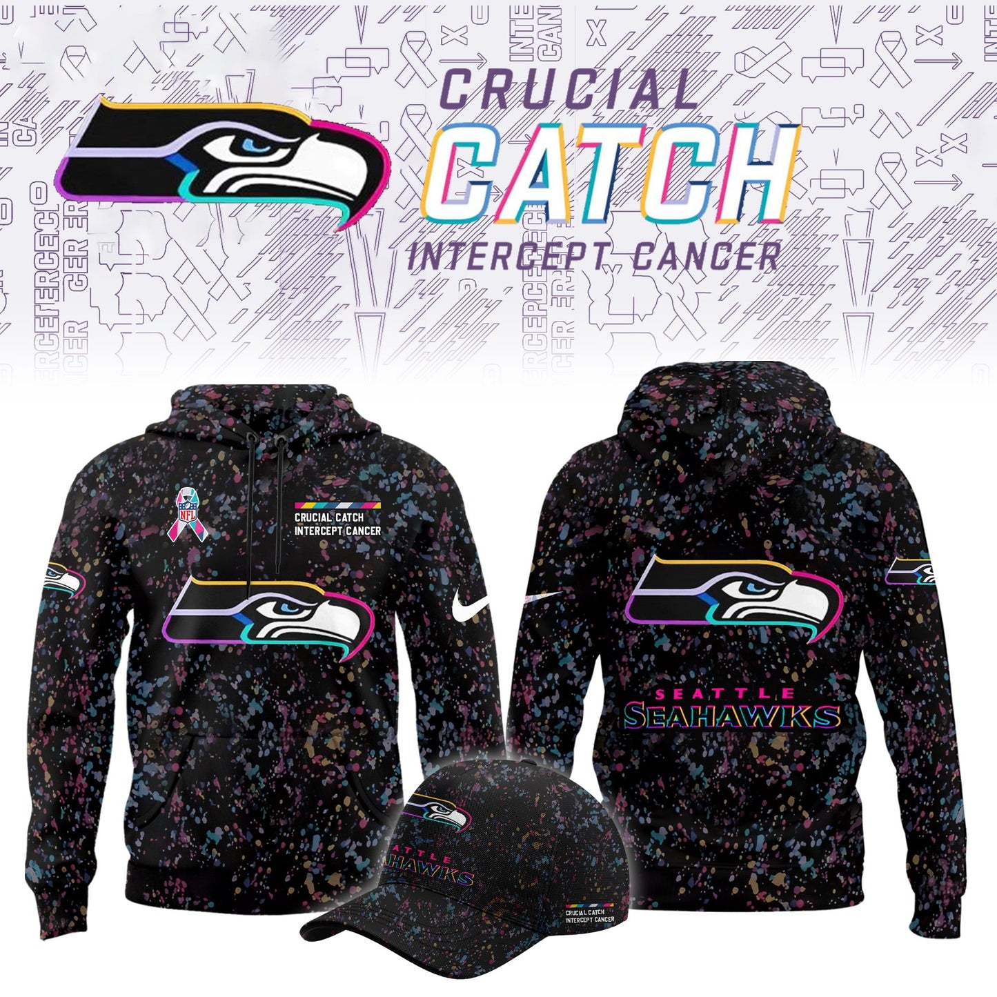 Seattle Seahawks Crucial Catch Limited Hoodie