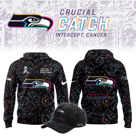 Seattle Seahawks Crucial Catch Limited Hoodie