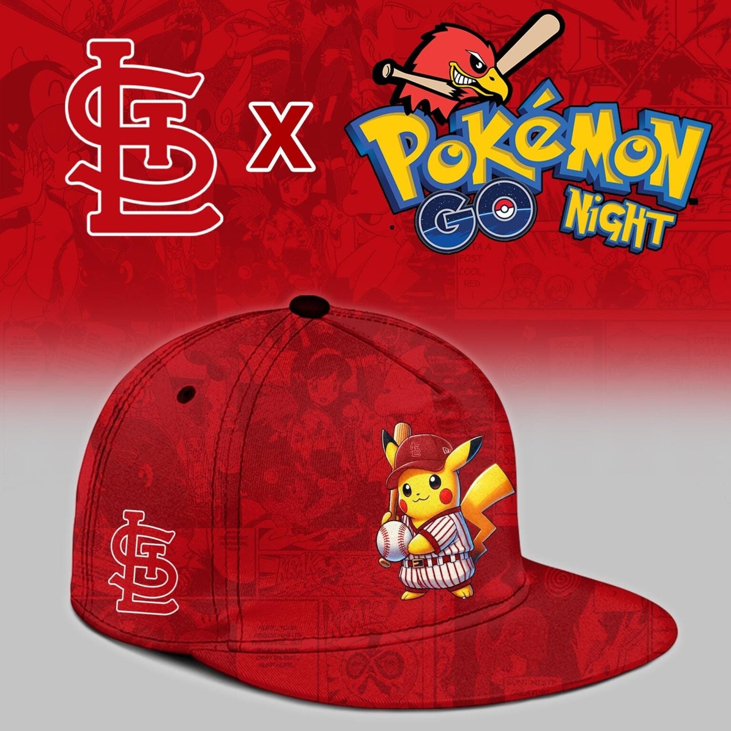 St.Louis Cardinals 2025 Pokémon GO Night Limited Jersey