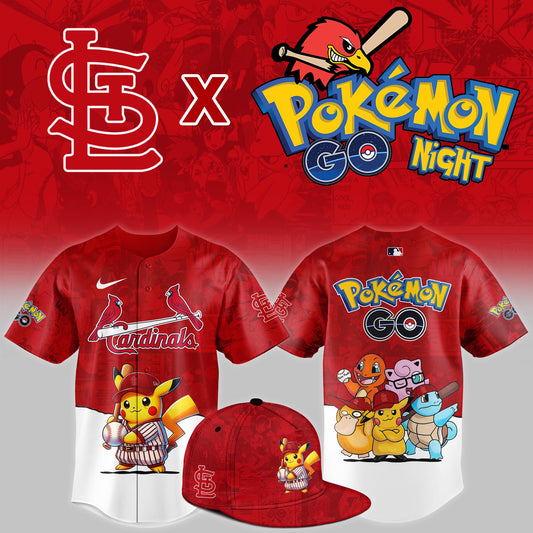 St.Louis Cardinals 2025 Pokémon GO Night Limited Jersey