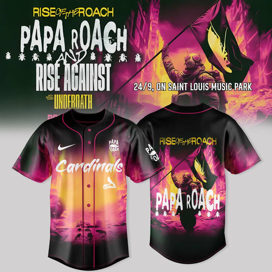 St. Louis Cardinals X Papa Roach – Rise of the Roach Tour Merch