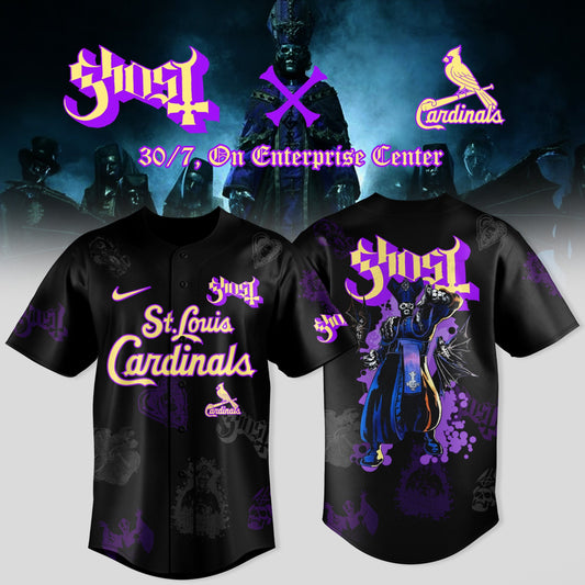 St. Louis Cardinals x Ghost Band World Tour 2025 Jersey
