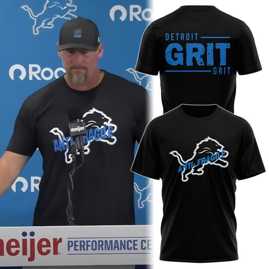 FDan Campbell DL Anti- Fragile Black T shirt Limited Edition 2025