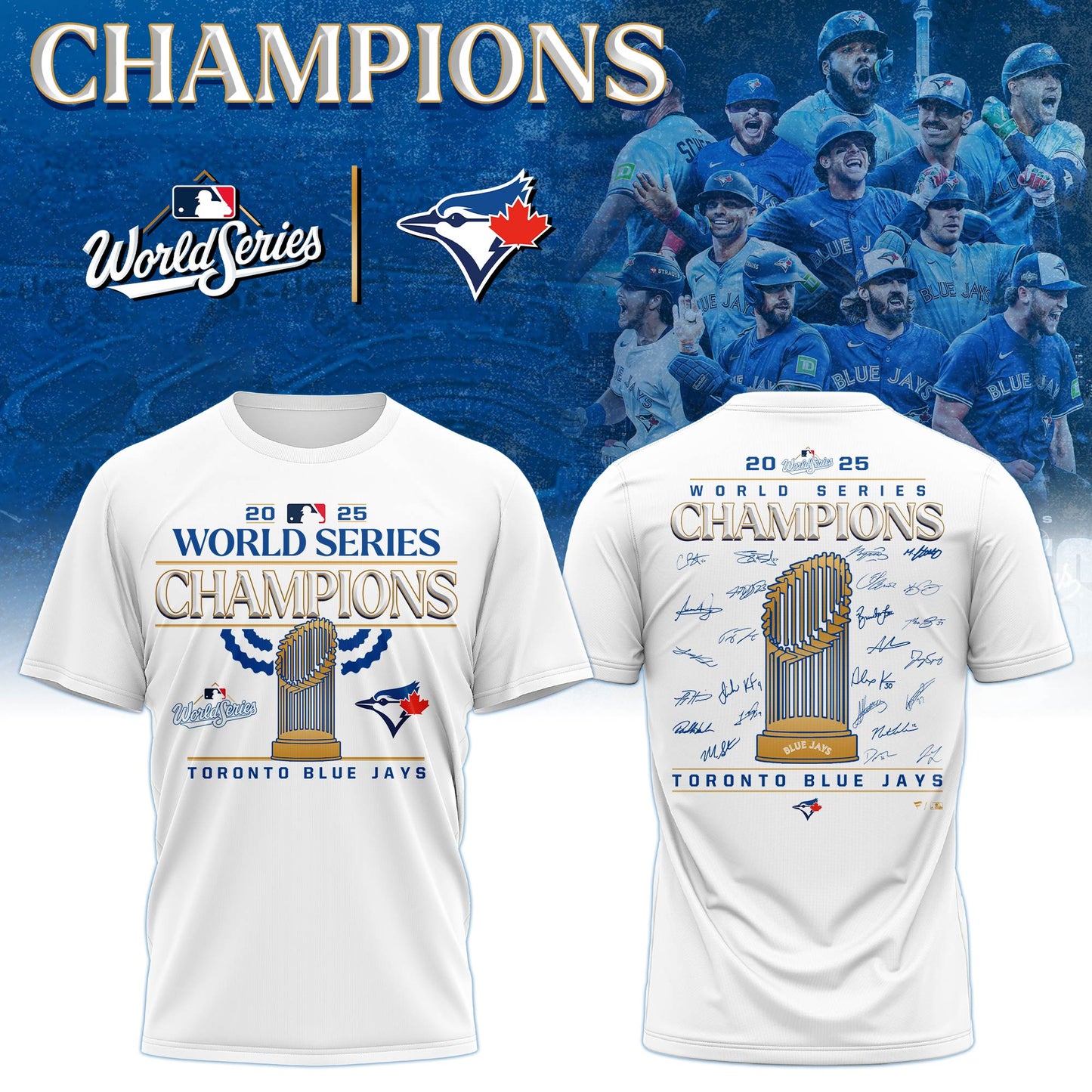 _TBJ x WORLD SERIES CHAMPIONS Limited Edition Tshirt 2025 V2