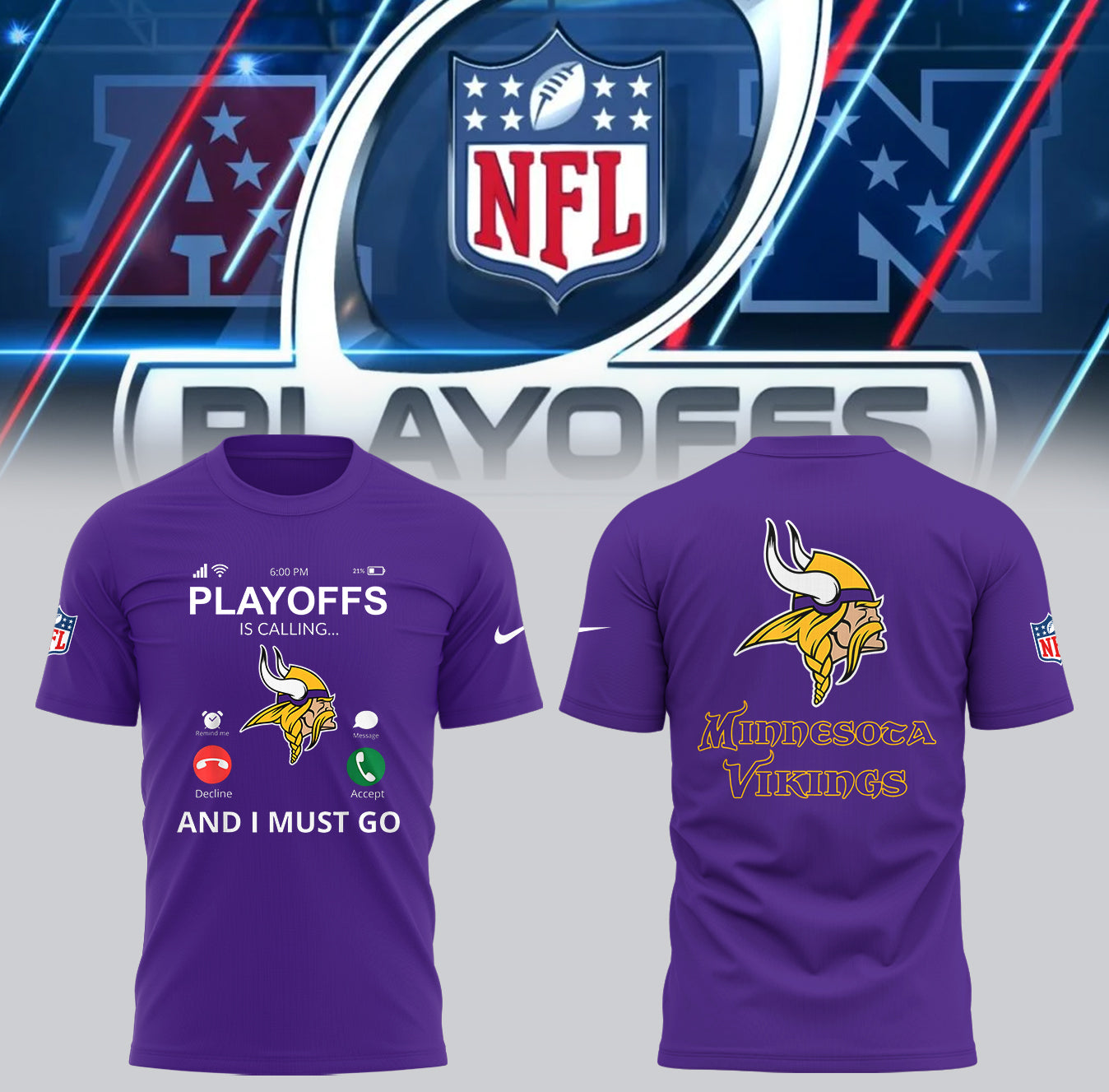 Limited Edition Minnesota Vikings T-Shirt  Gift For Fan 2024