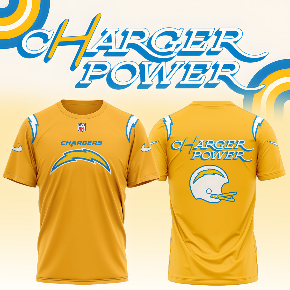 Los Angeles Chargers Power Tshirt