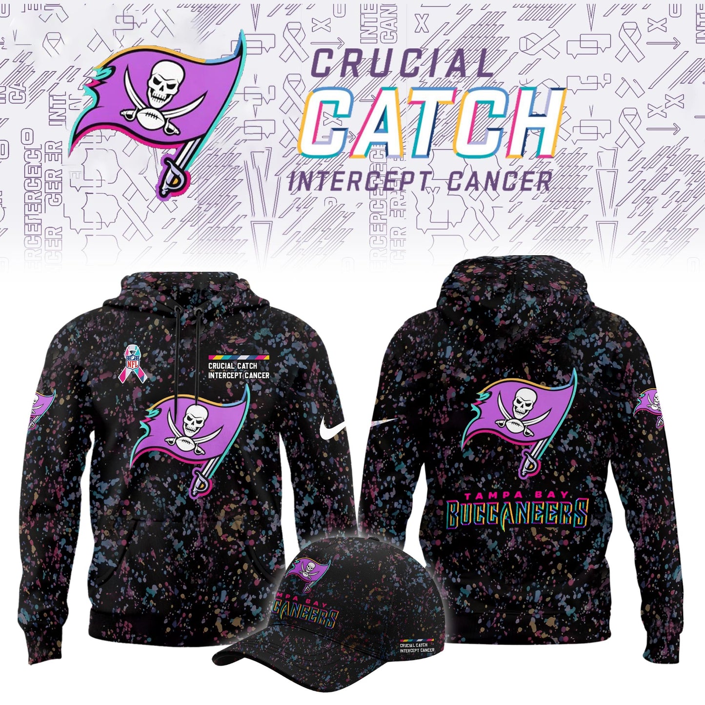 Tampa Bay Buccaneers Crucial Catch Limited Hoodie