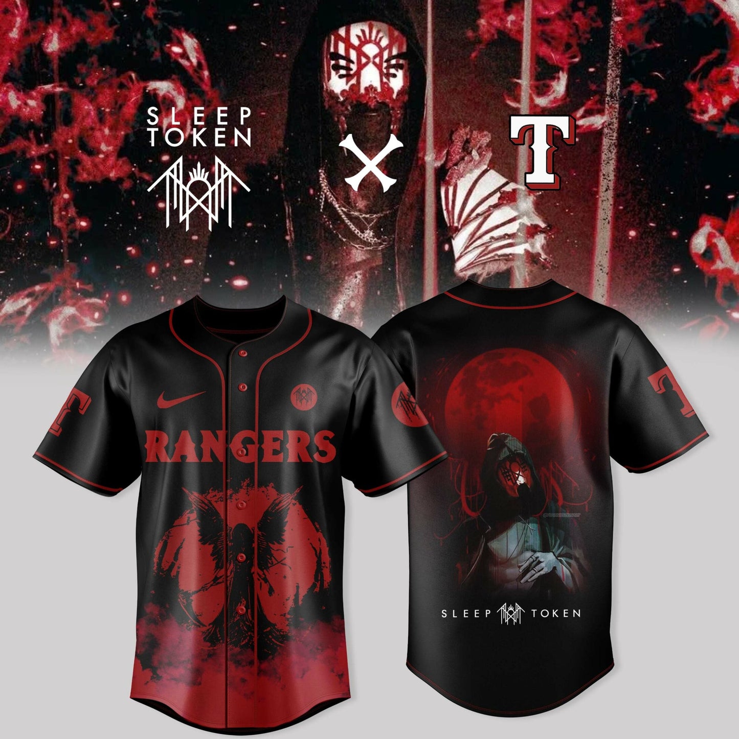 Texas Rangers X Sleep Token: Even in Arcadia Tour Merch