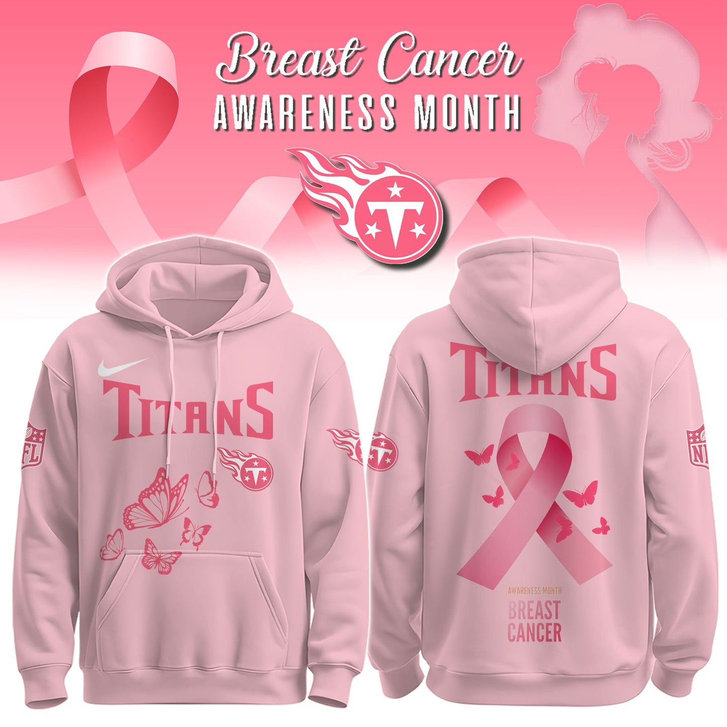 Titans Breast Cancer Awareness Edition Hoodie