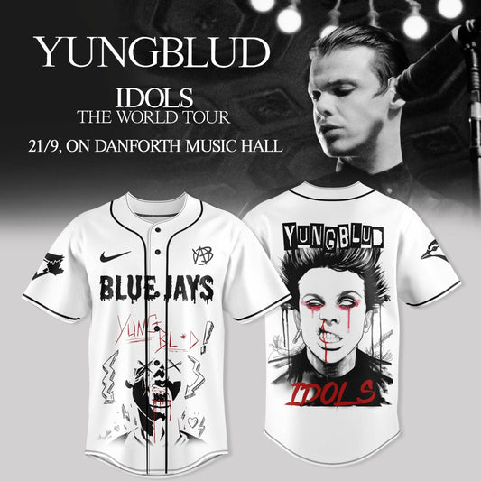Toronto Blue Jays X YUNGBLUD: IDOLS THE WORLD TOUR – NA TOUR Merch Jersey