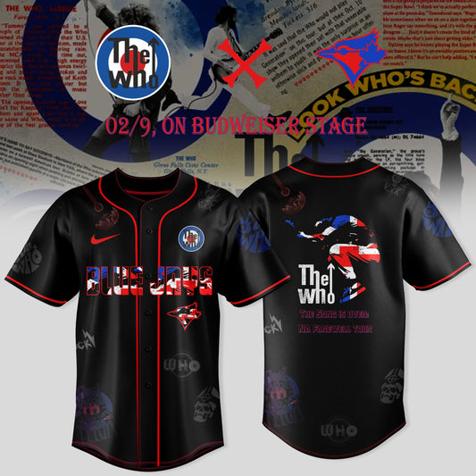 Toronto Blue Jays x The Who NA Farewell Tour Jersey