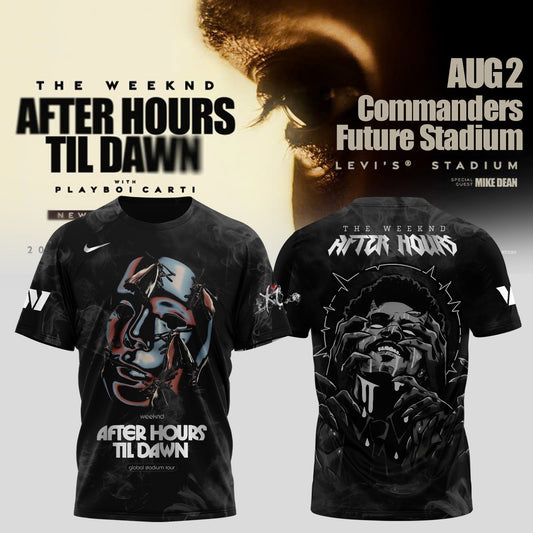 Washington Commanders x After Hours Til Dawn 2025 – The Weeknd Shirt