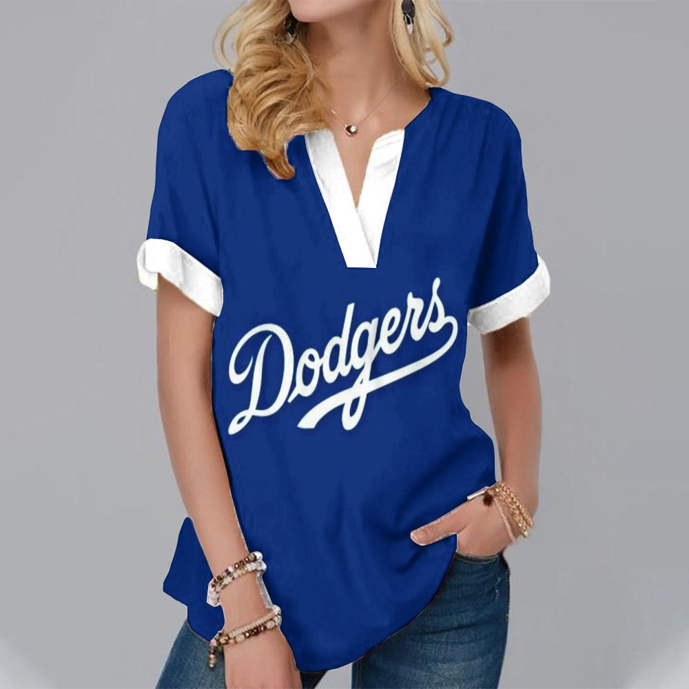 New Fashion Short Sleeve V-Neck Shirt