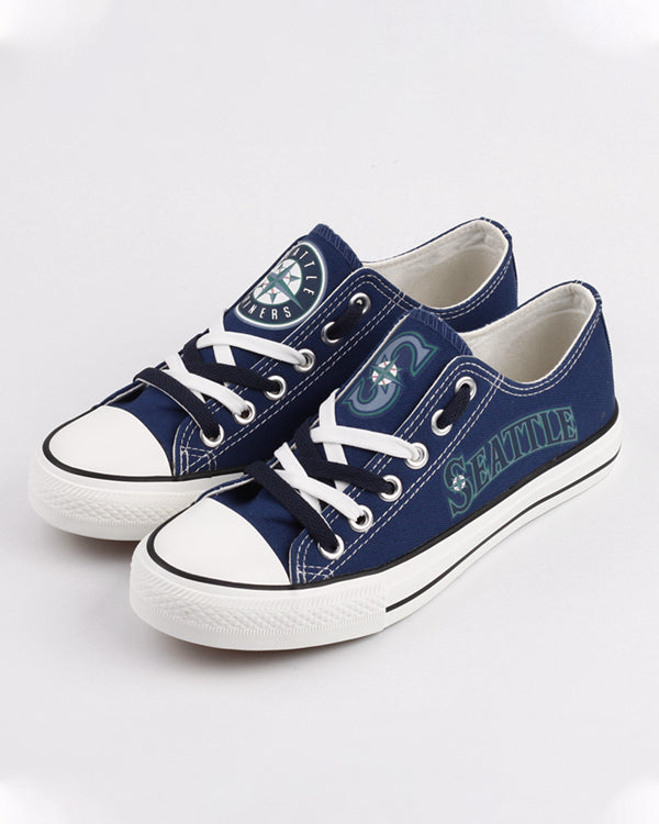 Casual printed low-top canvas shoes unisex