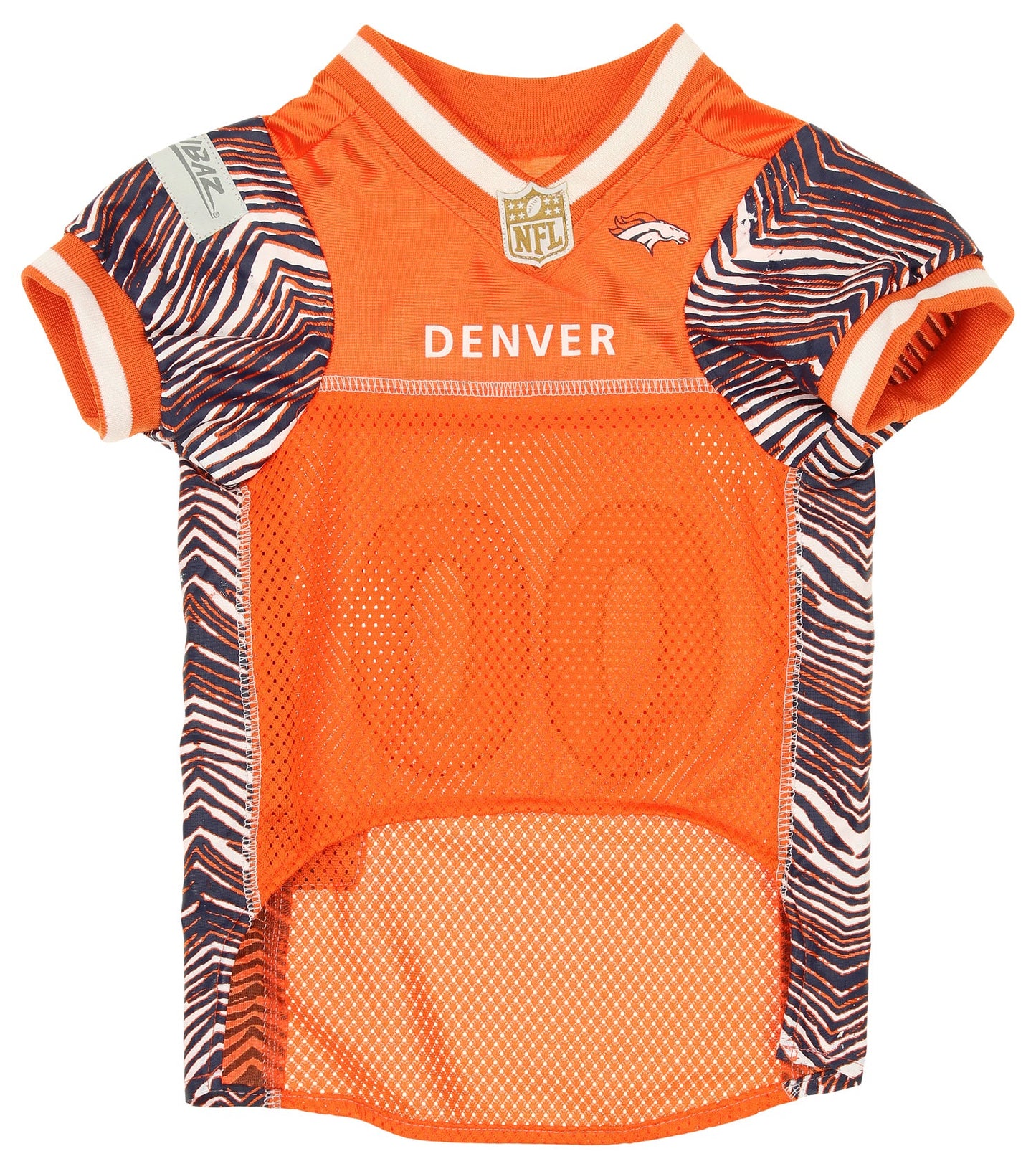 Zubaz X Pets First NFL Denver Broncos Jersey For Dogs & Cats