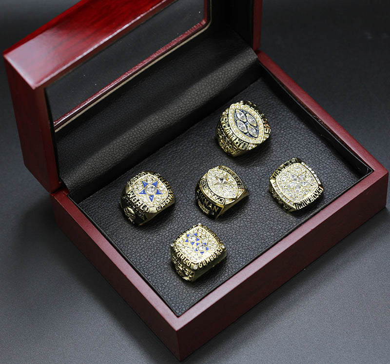1971 77 92 93 95 Destroy the New Zealand NFL Super Bowl Championship Ring Set