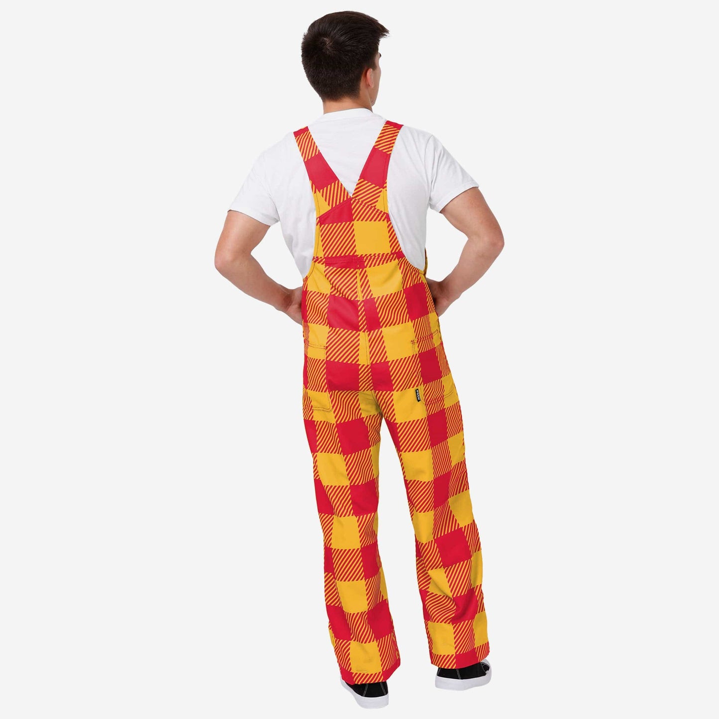 New Mens Plaid Bib Overalls