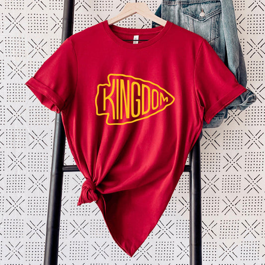 Printed casual short-sleeved t-shirt