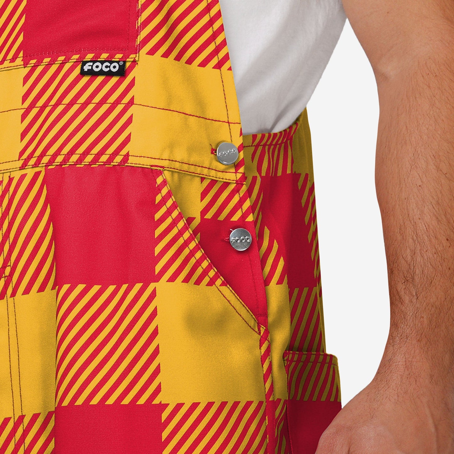 New Mens Plaid Bib Overalls