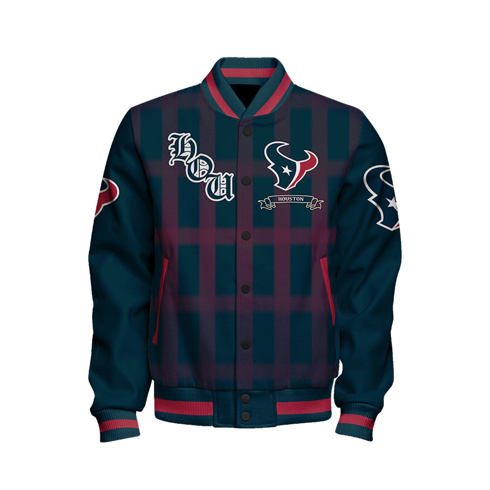 Houston Texans Football Team 2025 - 26 Unforgettable Memories Unisex Varsity Jacket